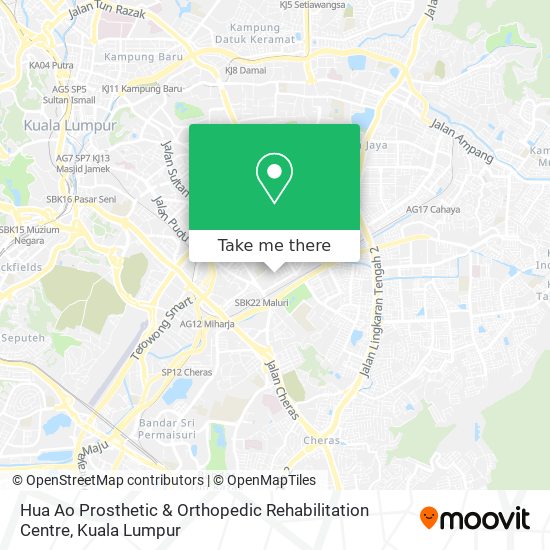 Hua Ao Prosthetic & Orthopedic Rehabilitation Centre map