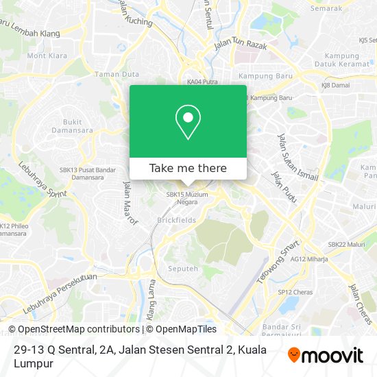 29-13 Q Sentral, 2A, Jalan Stesen Sentral 2 map