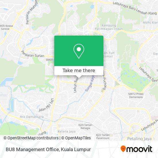 BU8 Management Office map