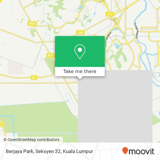 Berjaya Park, Seksyen 32 map