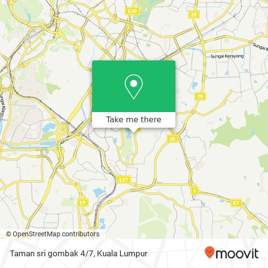 Taman sri gombak 4/7 map