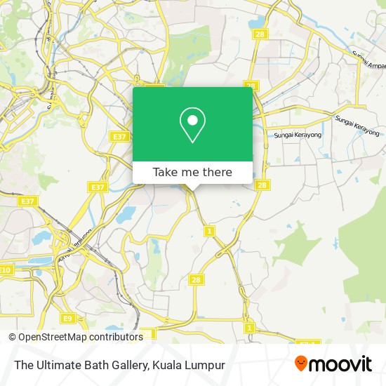The Ultimate Bath Gallery map