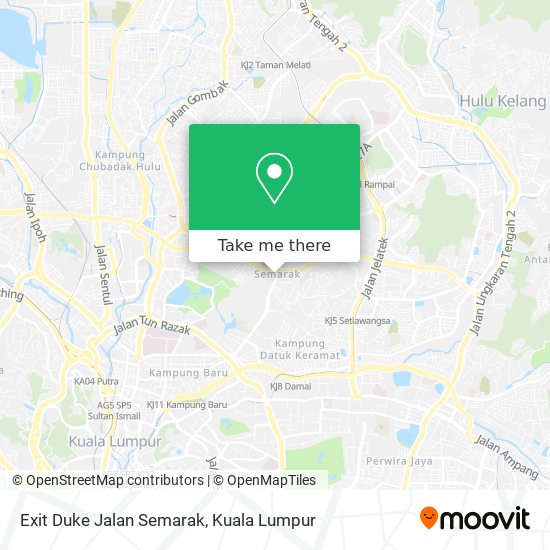 Peta Exit Duke Jalan Semarak