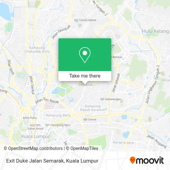 Exit Duke Jalan Semarak map