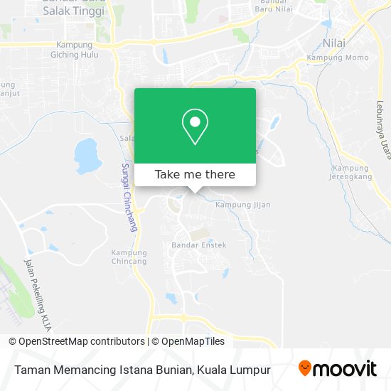 Peta Taman Memancing Istana Bunian