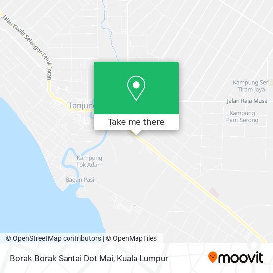 Borak Borak Santai Dot Mai map