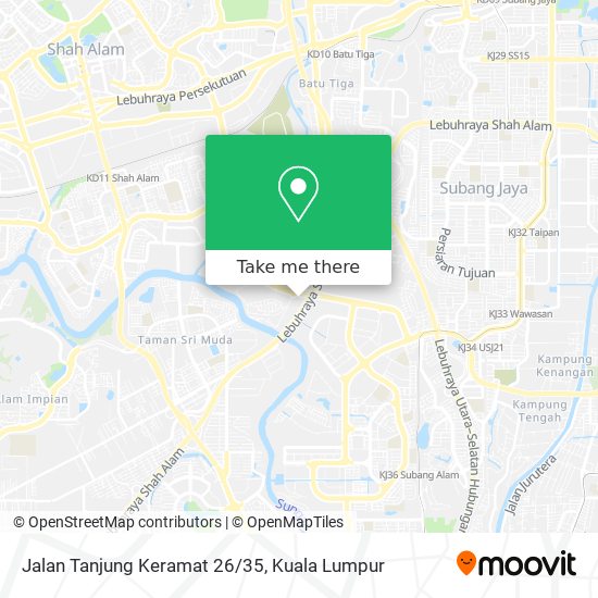 Peta Jalan Tanjung Keramat 26/35