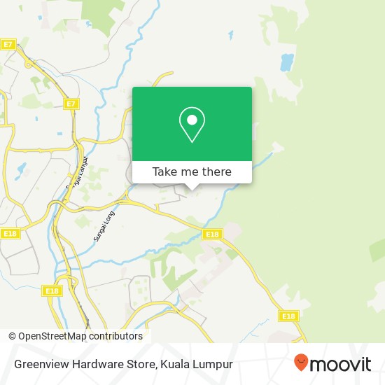 Greenview Hardware Store map