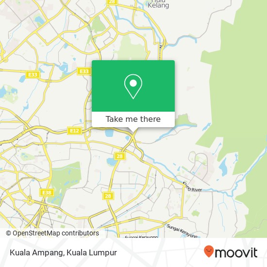 Kuala Ampang map