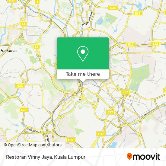 Peta Restoran Vinny Jaya