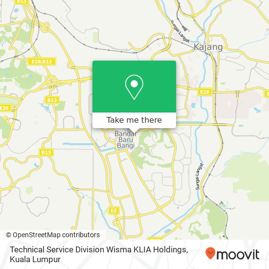 Technical Service Division Wisma KLIA Holdings map