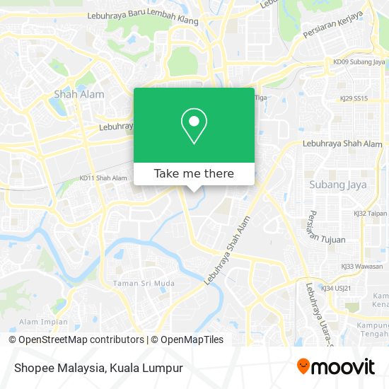 Shopee Malaysia map