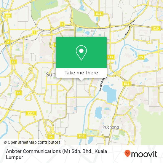 Peta Anixter Communications (M) Sdn. Bhd.