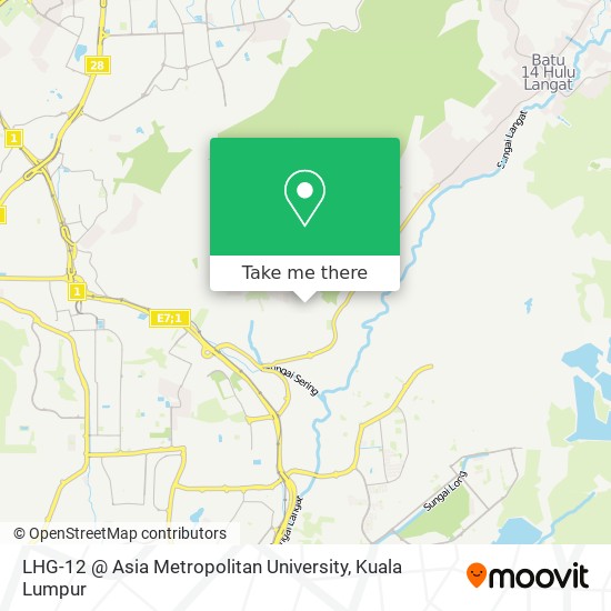 LHG-12 @ Asia Metropolitan University map