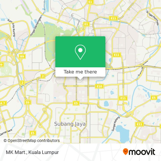 MK Mart. map