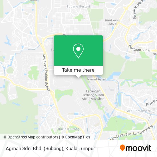 Agman Sdn. Bhd. (Subang) map