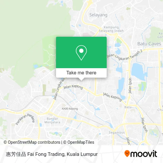 Peta 惠芳佳品 Fai Fong Trading