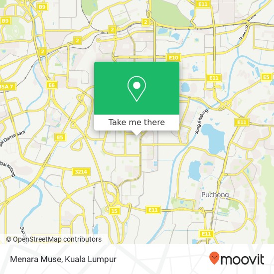 Menara Muse map