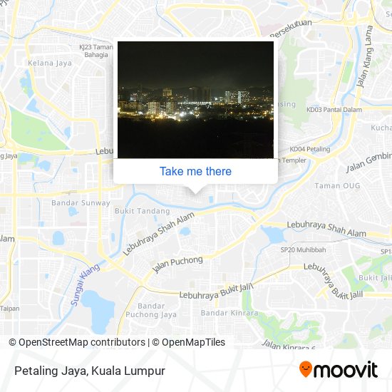 Peta Petaling Jaya