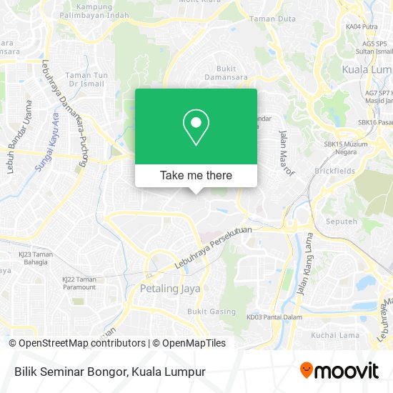 Bilik Seminar Bongor map