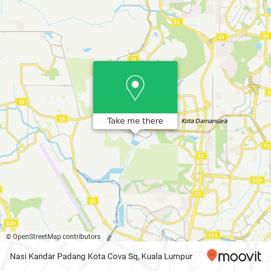 Nasi Kandar Padang Kota Cova Sq map