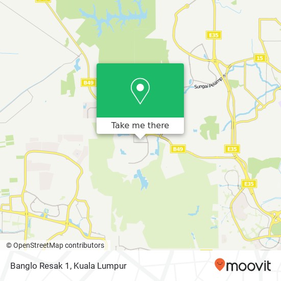 Banglo Resak 1 map
