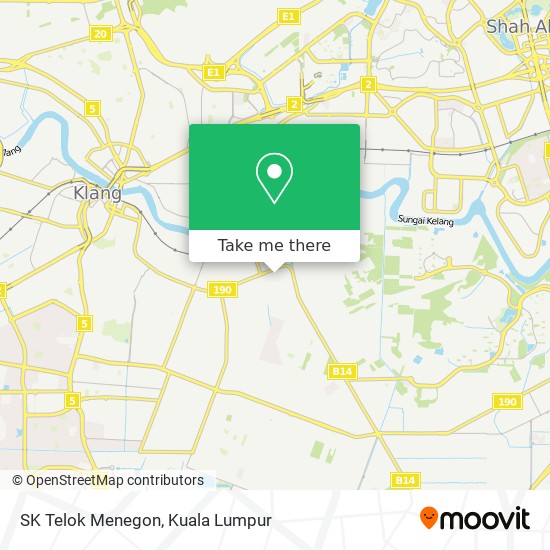 SK Telok Menegon map