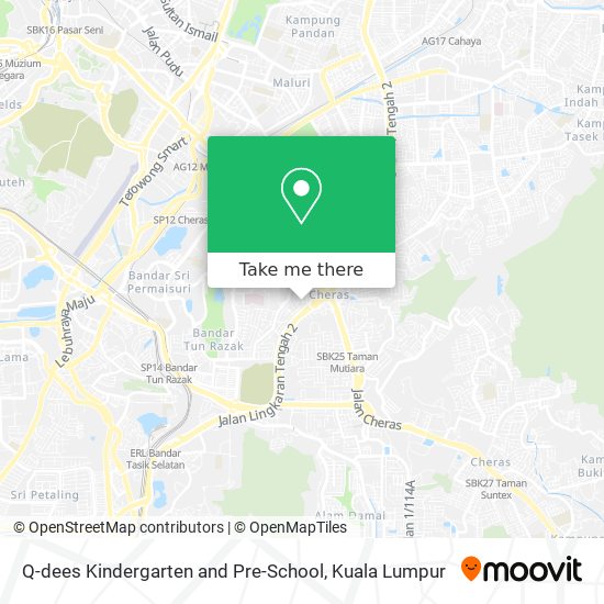 Q-dees Kindergarten and Pre-School map