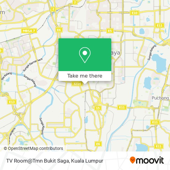 Peta TV Room@Tmn Bukit Saga