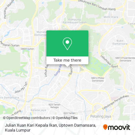 Peta Julian Xuan Kari Kepala Ikan, Uptown Damansara