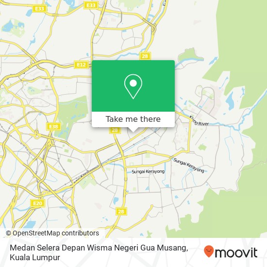 Medan Selera Depan Wisma Negeri Gua Musang map