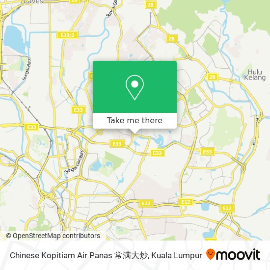 Chinese Kopitiam Air Panas 常满大炒 map