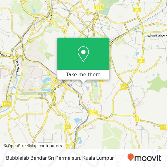 Bubblelab Bandar Sri Permaisuri map