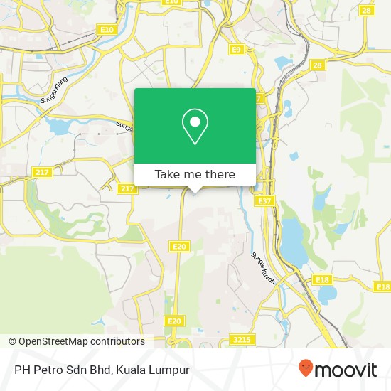 PH Petro Sdn Bhd map