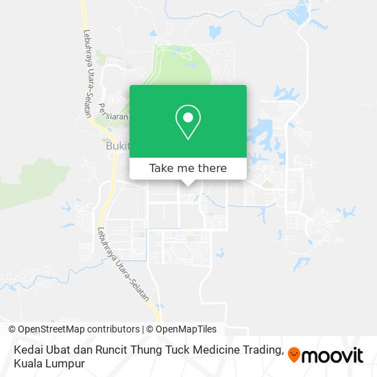 Kedai Ubat dan Runcit Thung Tuck Medicine Trading map