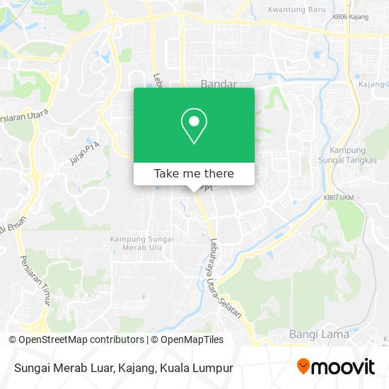 Sungai Merab Luar, Kajang map