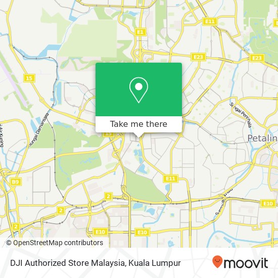 DJI Authorized Store Malaysia map