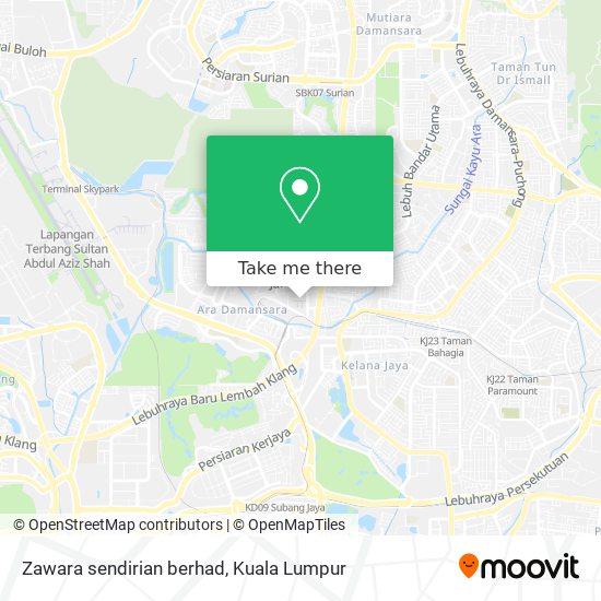 Peta Zawara sendirian berhad