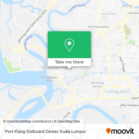 Peta Port Klang Outboard Center