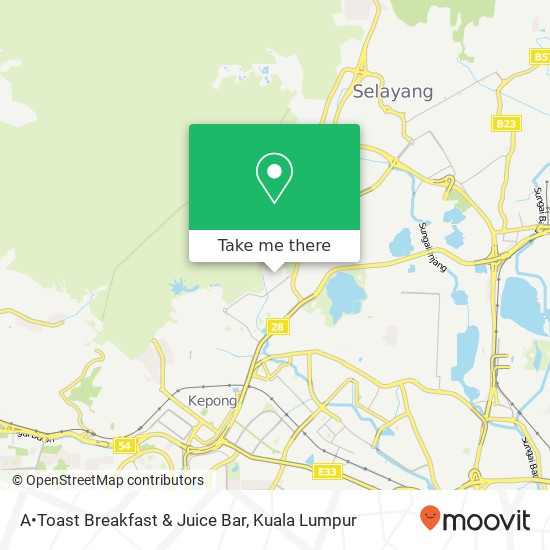 A•Toast Breakfast & Juice Bar map