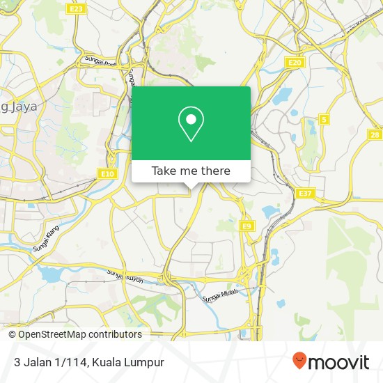 3 Jalan 1/114 map