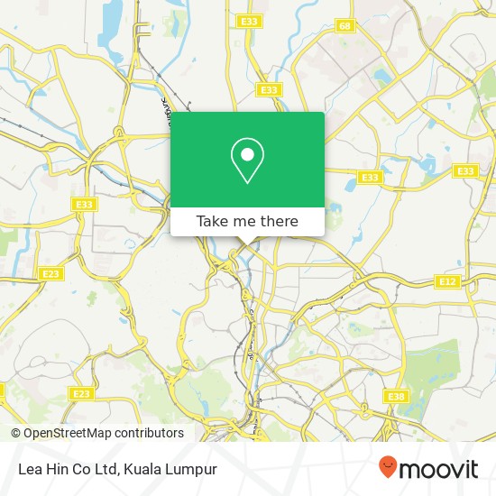Lea Hin Co Ltd map