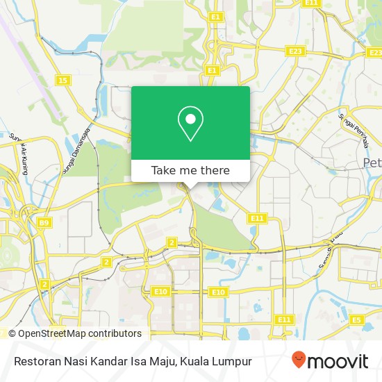 Restoran Nasi Kandar Isa Maju map