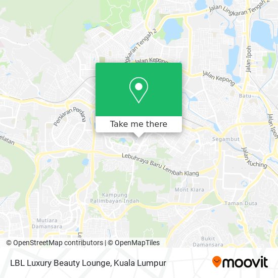 LBL Luxury Beauty Lounge map