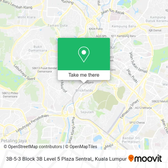 3B-5-3 Block 3B Level 5 Plaza Sentral, map