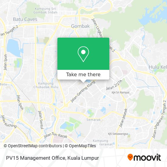 PV15 Management Office map