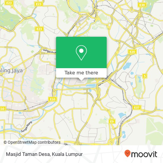 Masjid Taman Desa map