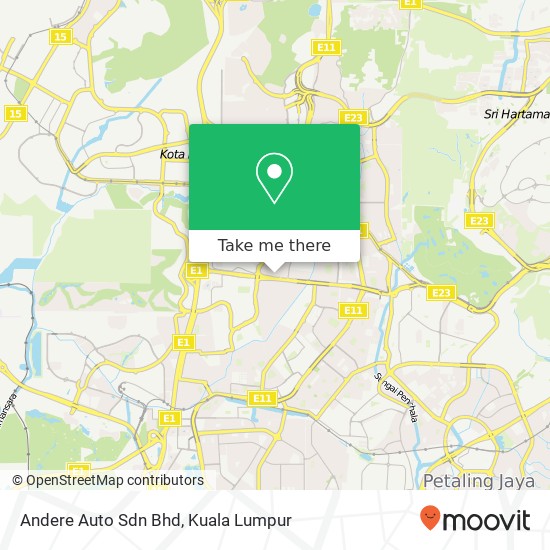 Andere Auto Sdn Bhd map