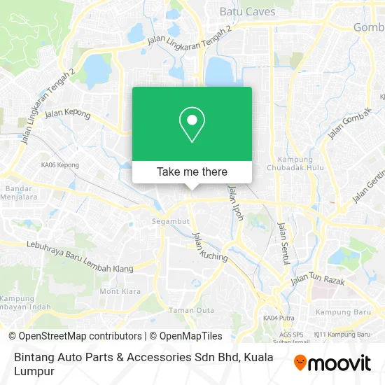 Bintang Auto Parts & Accessories Sdn Bhd map