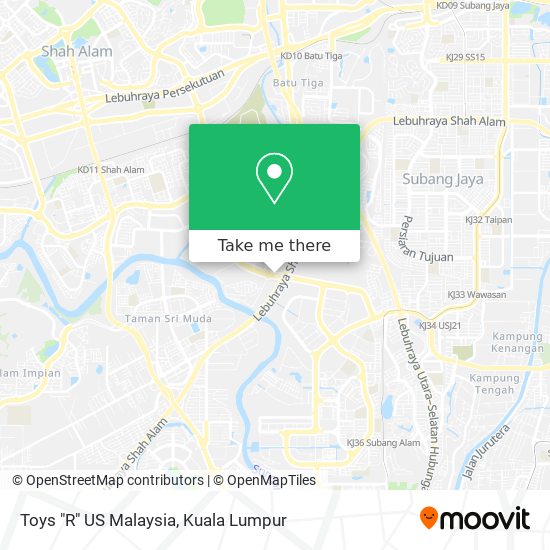 Toys "R" US Malaysia map